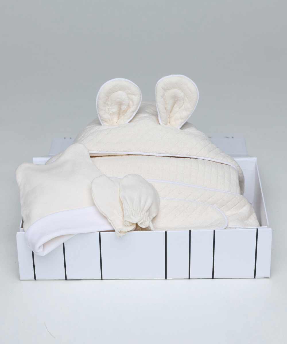 Bear ear swag gift box_Buy a swag and get a large organic cotton bath towel (color shipped randomly)