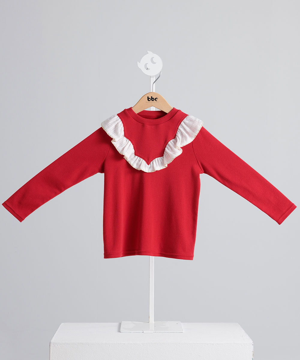 Main | Girls Wave: Victory Ruffle Top | Ruffles | 100% organic cotton
