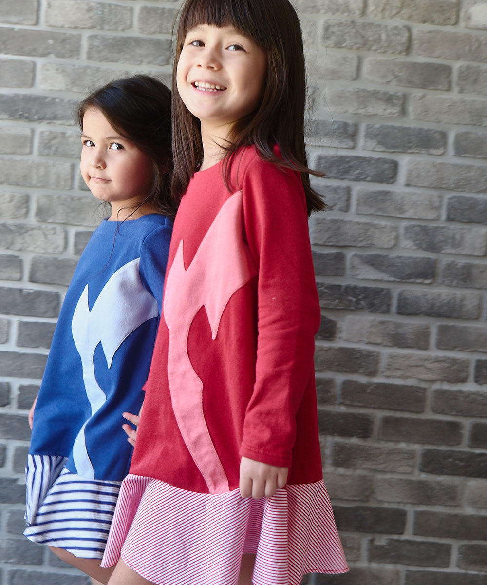 Main | Girls BBC LOGO two-piece dress | Elf Logo | 100% organic cotton