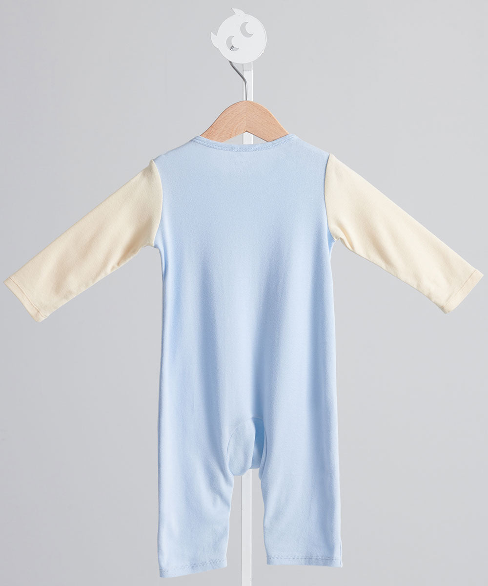 Main | Toddler Duffy Pocket Bunny Romper | Paneled | 100% organic cotton