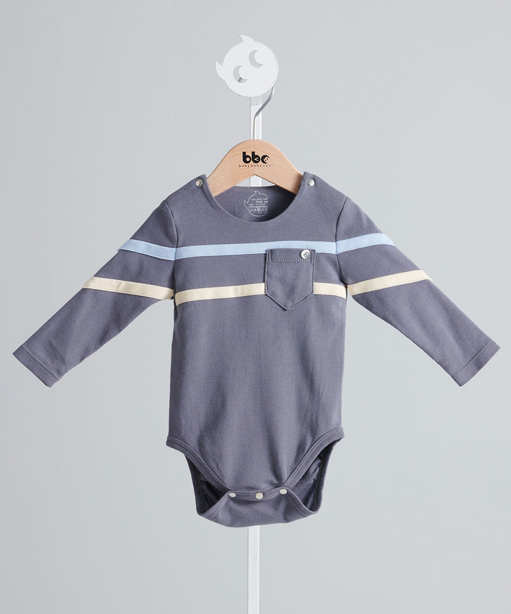 Main | Toddler Napoleon Bodysuit | Paneled | 100% organic cotton