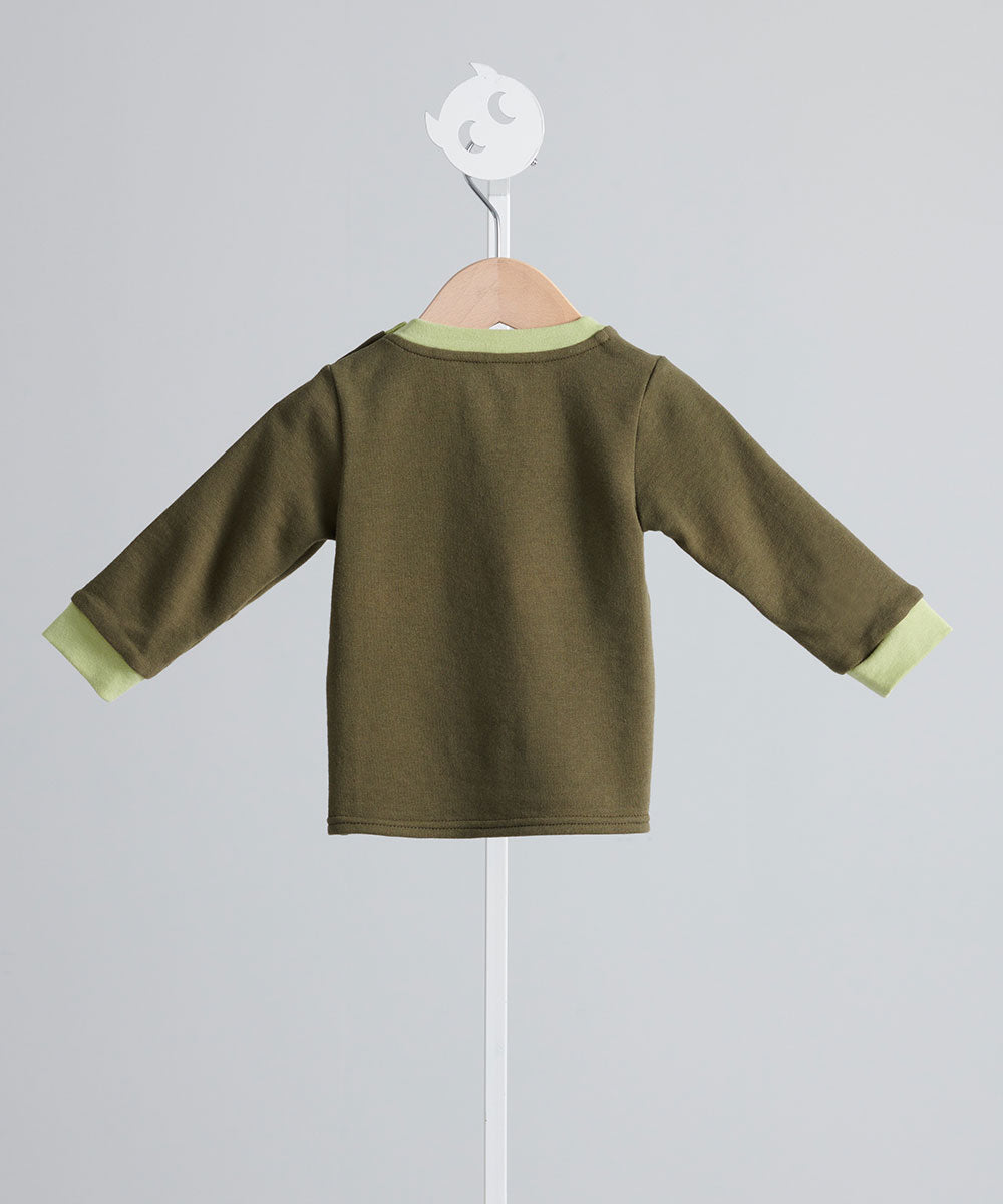 Main | Toddler BBC elf fur embroidered top | elf logo | 100% organic cotton
