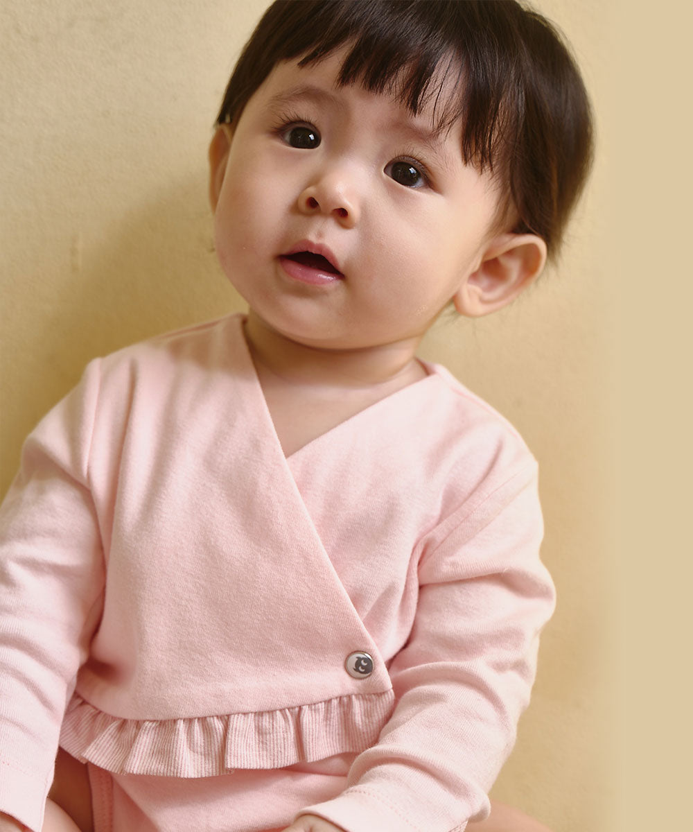 Main | Newborn Newborn Series - Lotus Leaf Swing Bodysuit | Spliced Lotus Leaf | 100% Organic Cotton