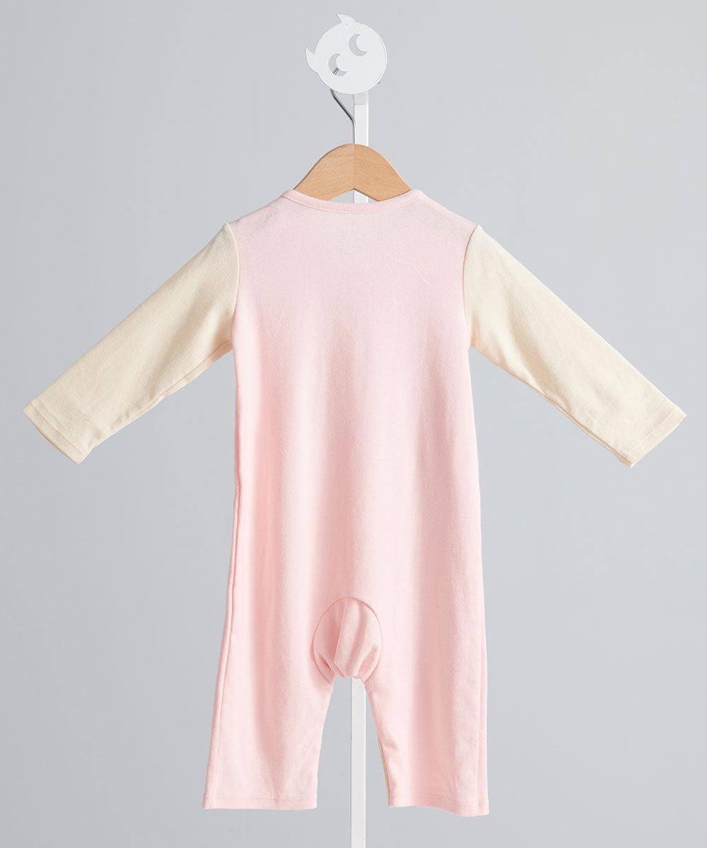 Main | Toddler Duffy Pocket Bunny Romper | Paneled | 100% organic cotton