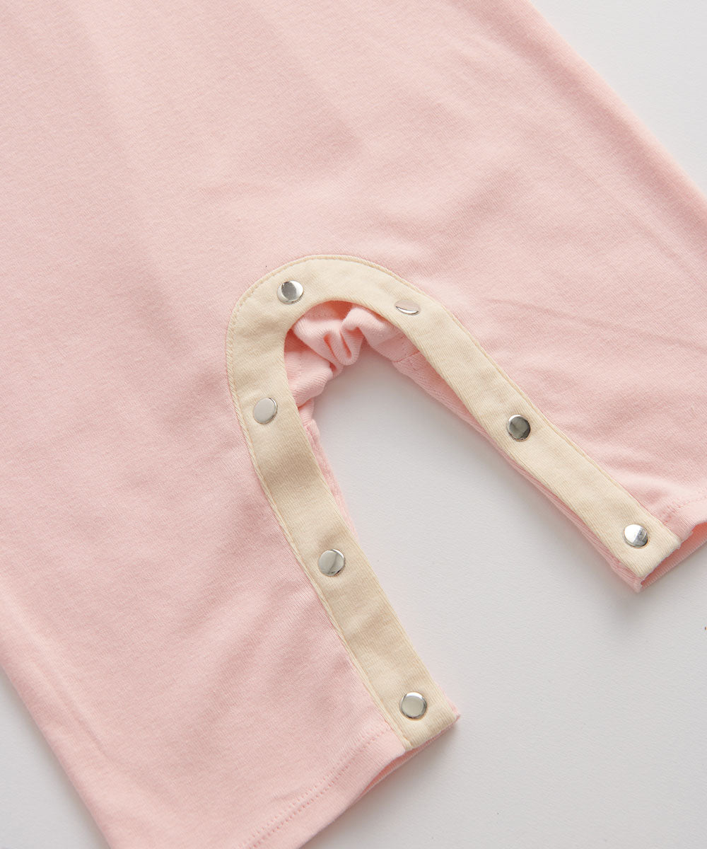 Main | Toddler Duffy Pocket Bunny Romper | Paneled | 100% organic cotton