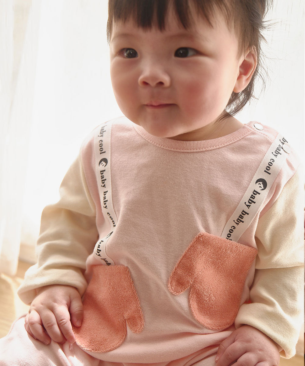 Main | Toddler Duffy Pocket Bunny Romper | Paneled | 100% organic cotton