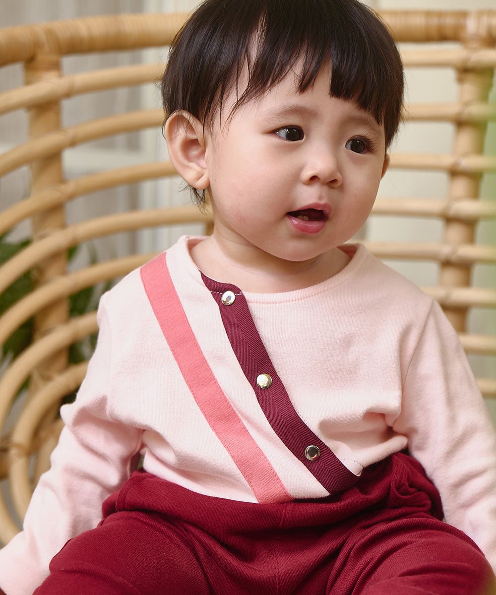 Main | Newborn Pompidou Series - Slope Bodysuit | Geometric lines | 100% organic cotton
