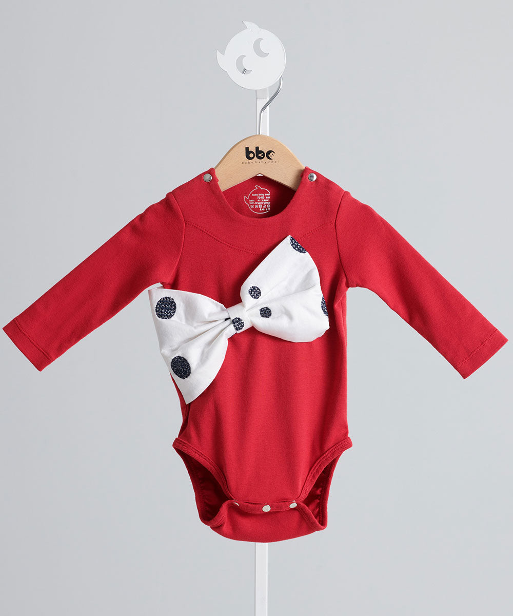 Main | Toddler 3D Big Bow Bodysuit | Bow | 100% organic cotton