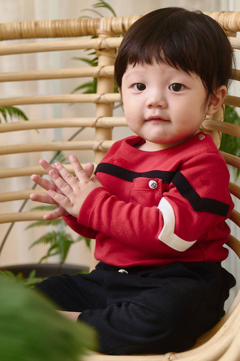 Main | Toddler Napoleon Bodysuit | Paneled | 100% organic cotton