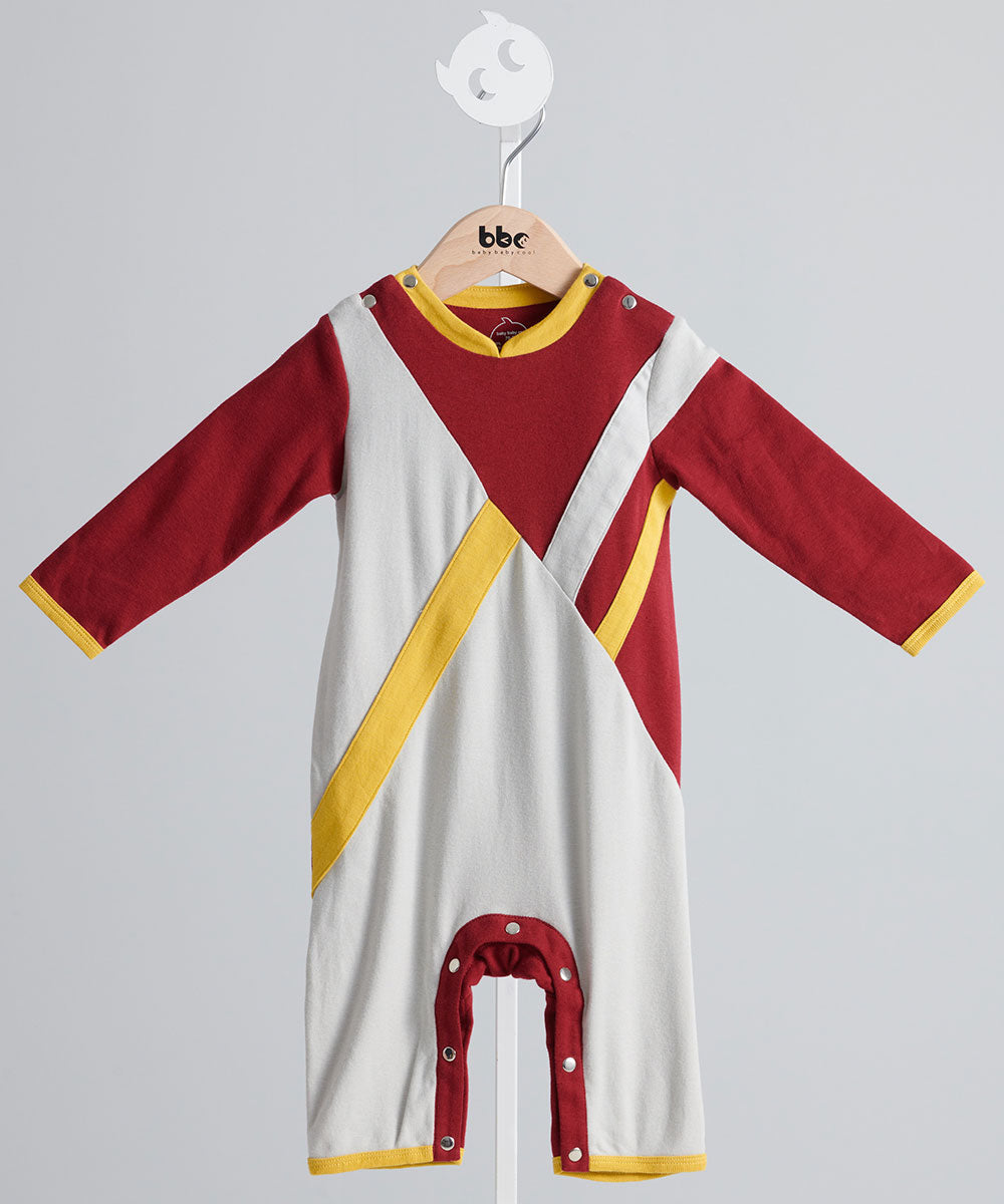 Main | Toddler Royal Trooper Bunny Jumpsuit | Paneled | 100% organic cotton