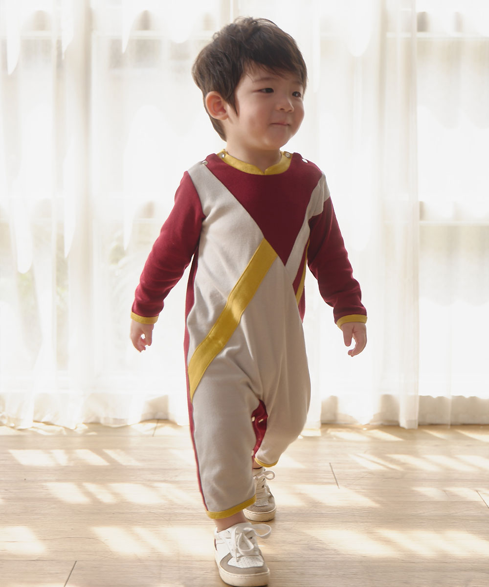 Main | Toddler Royal Trooper Bunny Jumpsuit | Paneled | 100% organic cotton