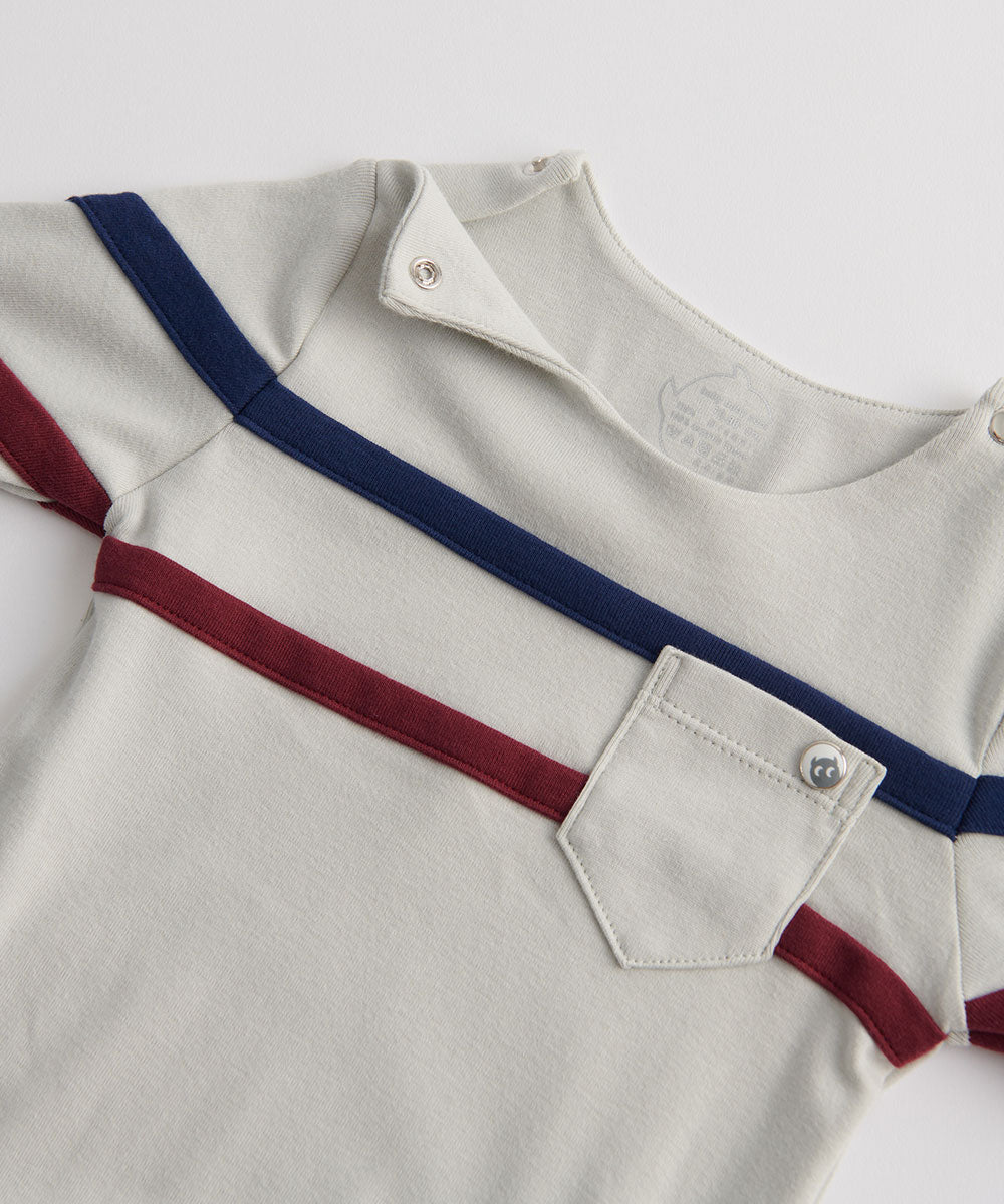 Main | Toddler Napoleon Bodysuit | Paneled | 100% organic cotton